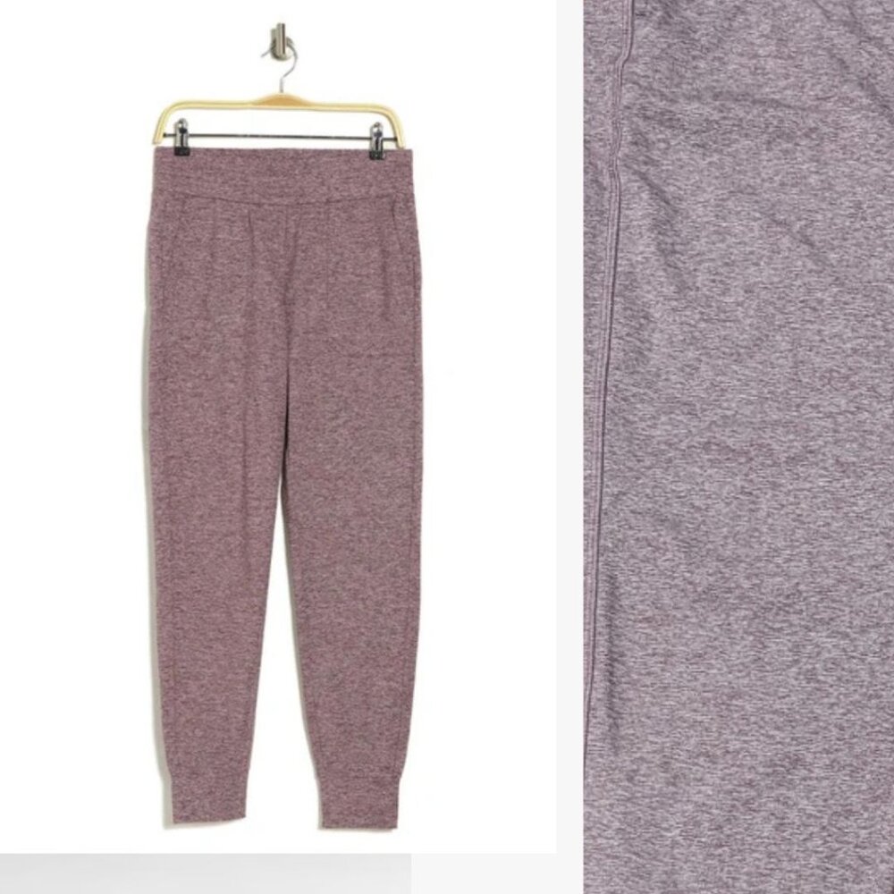 Z by Zella - Uptown Knit Joggers In Burgundy Stem Heathered Purple | Medium